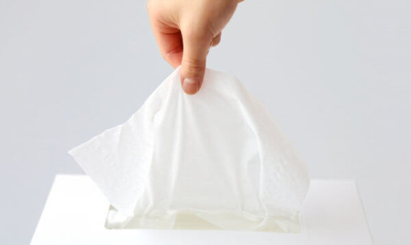 ティッシュがあればできる！