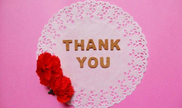 ありがとうを伝える