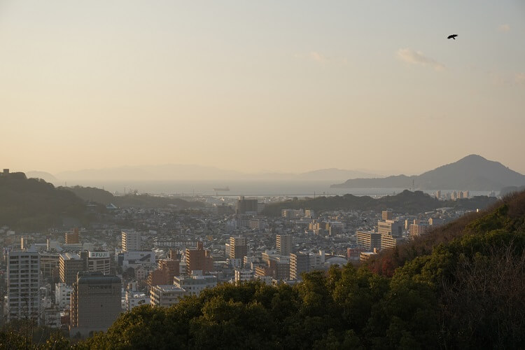 松山城からの風景