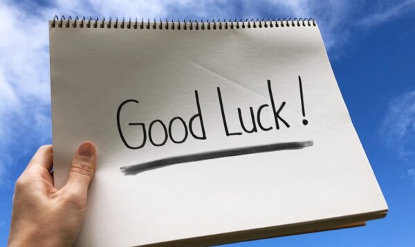 好運を祈ります