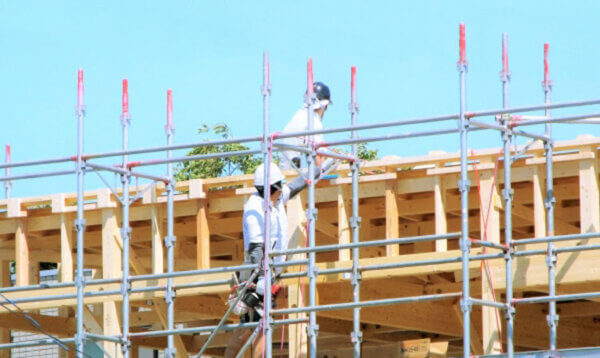 足場　建築　建設　仮設